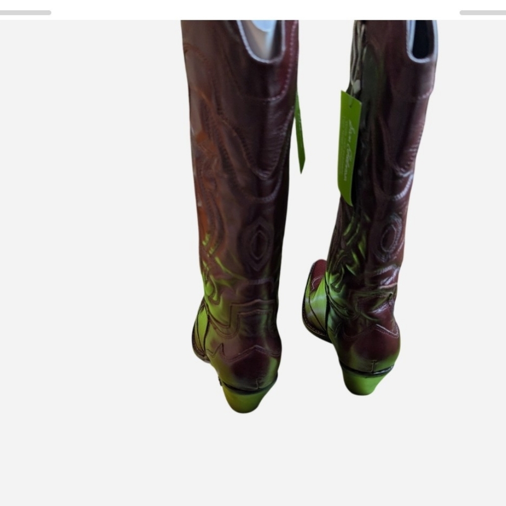 Sam Edelman Dark Brown Heeled Boots - Picture 4 of 12